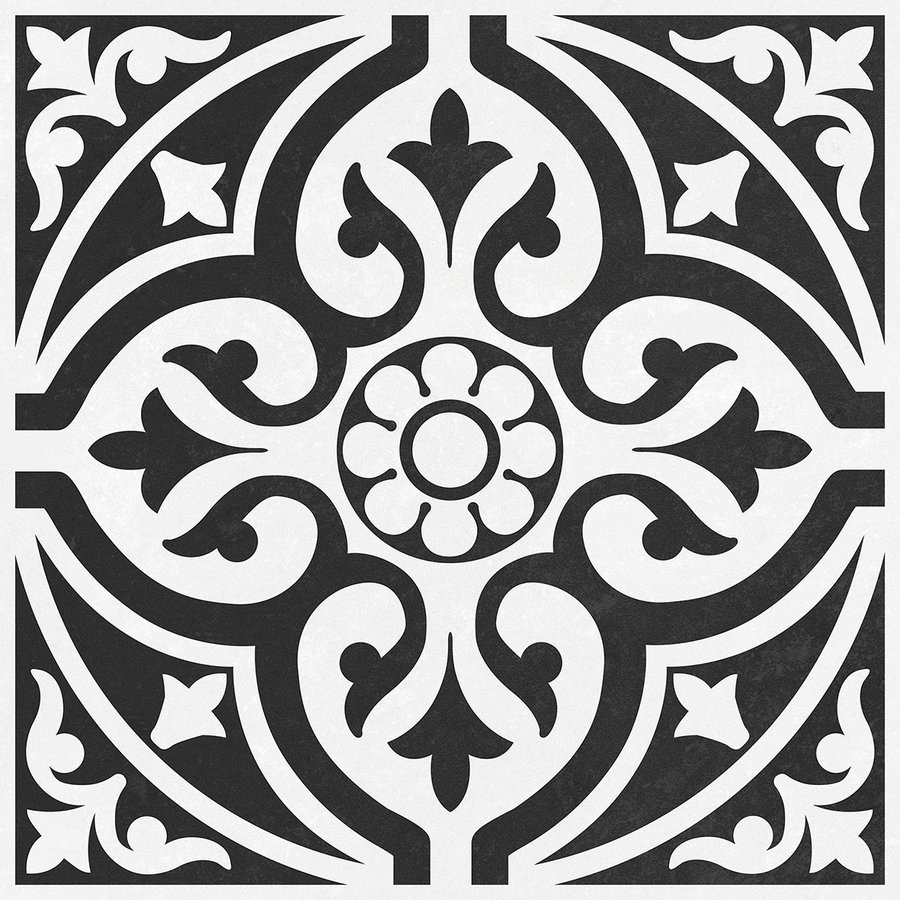 HIDRAULICO dlažba Ronda Black 45x45 (1,62m2)