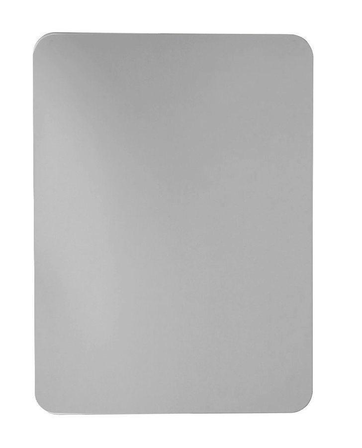 ISHAPE zrkadlo s brúseným okrajom 50x70cm, zaoblené rohy, CU free