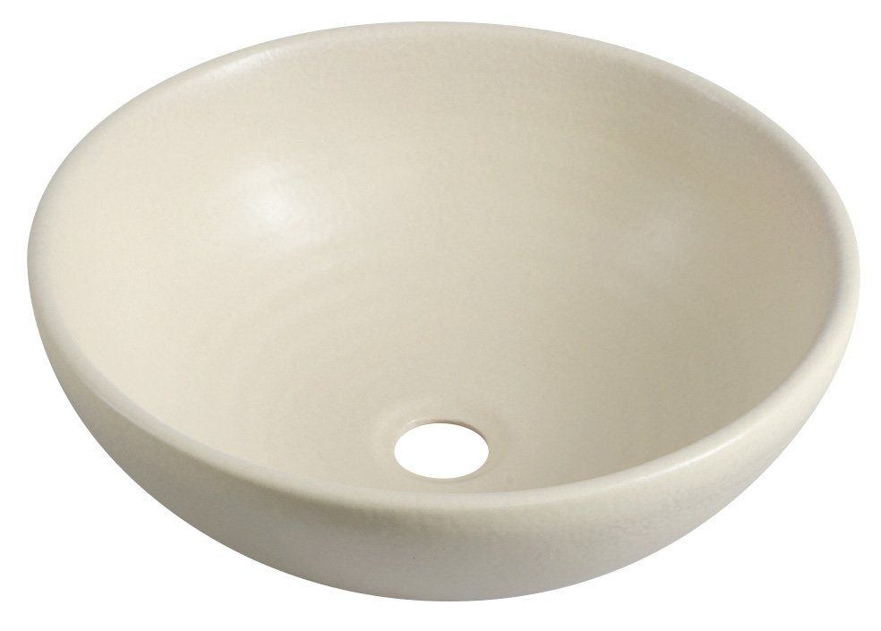 ATTILA keramické umývadlo, priemer 43cm, slonová kost