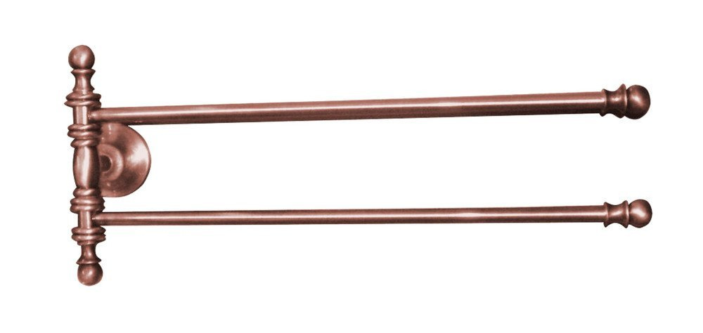 PERLA dvojitý držiak uterákov otočný 390mm, červené zlato