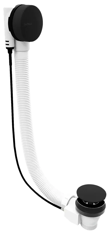 Vaňová súprava s bovdenom, dĺžka 1200mm, zátka 72mm, čierna mat