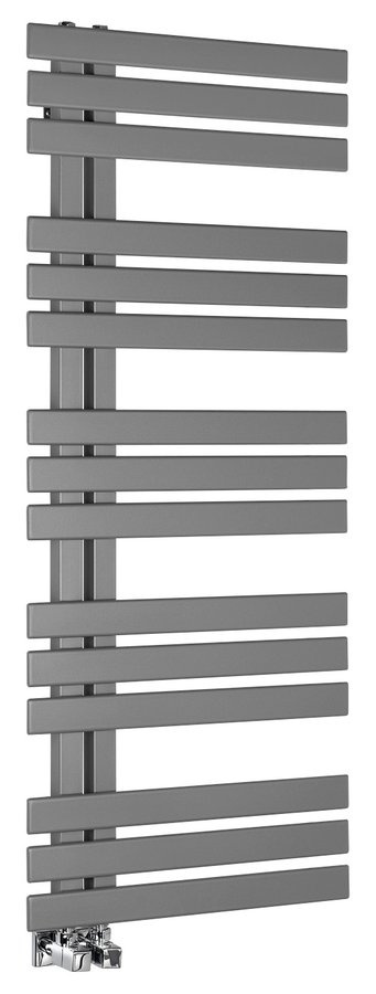 SILVANA vykurovacie teleso 500x1236 mm, metalická strieborná