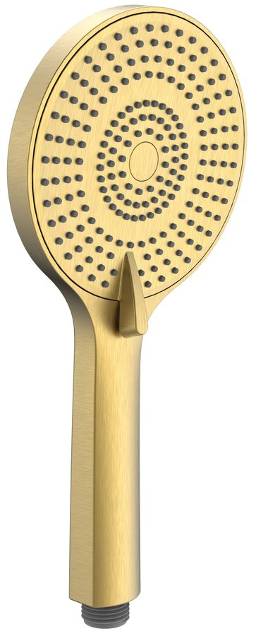 Ručná masážna sprcha, 3 režimy, silikon trysky, Ø 120 mm, ABS/ zlato mat