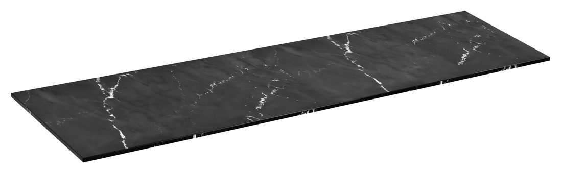 LOREA Rockstone doska 161x1,2x52,5cm, black attica