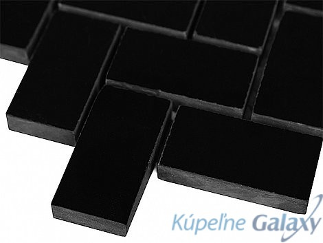 PURE BLACK HERRINGBONE 48