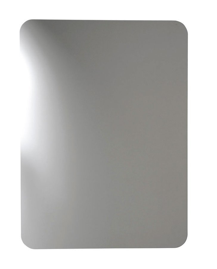 ISHAPE zrkadlo s brúseným okrajom 50x90cm, zaoblené rohy, CU free