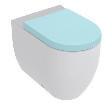 FLO WC kombi misa 36x60cm, spodný/zadný odpad, biela
