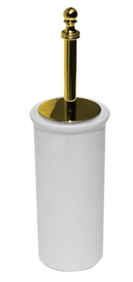 PERLA WC kefa na postavenie, keramika, zlato