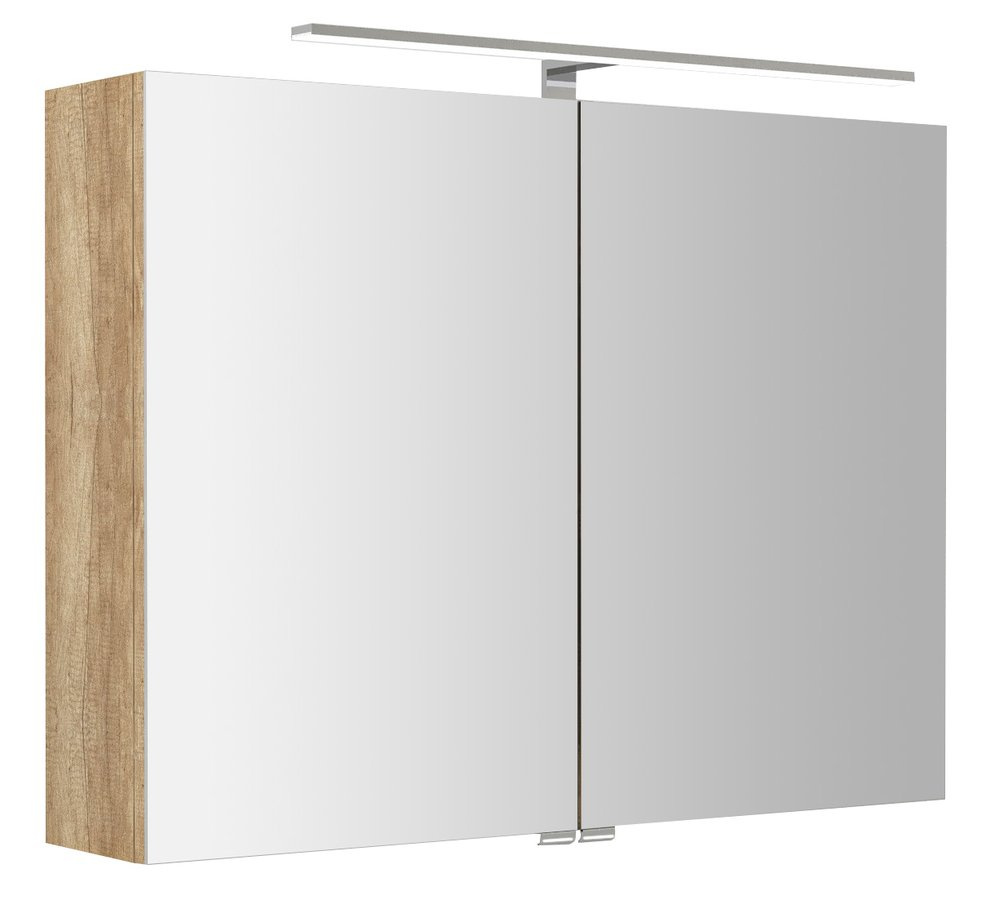 RIWA galérka s LED osvetlením, 81x70x17cm, dub alabama