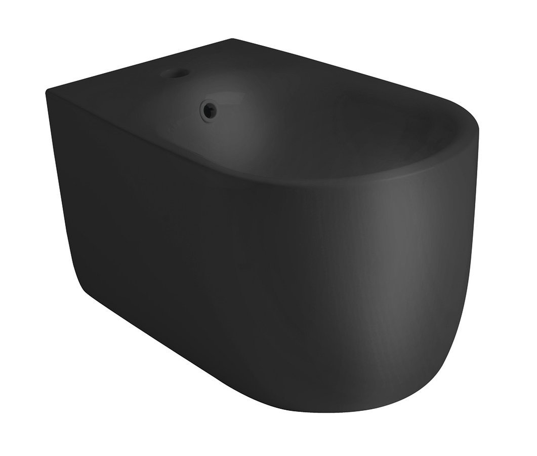 NOLITA bidet závesný 35x55cm, čierna matná