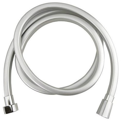 QUADROFLEX plastová sprchová hadica, hranatá, 150cm, strieborná/chróm