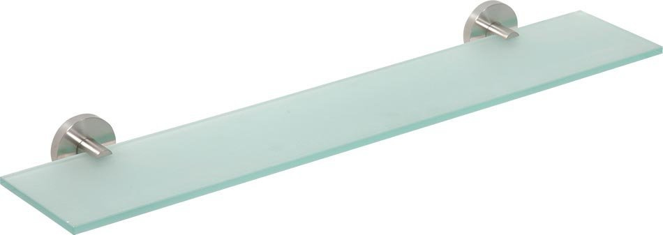 X-STEEL sklenená polička 600mm, nerez mat