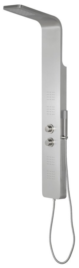 PRESTIGE sprchový panel s termostat. batériou 200x1400 mm, nerez mat