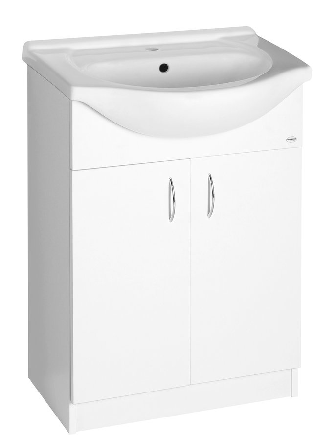 SIMPLEX ECO 65 umývadlová skrinka vrátane umývadla 63x83,5x30,7cm
