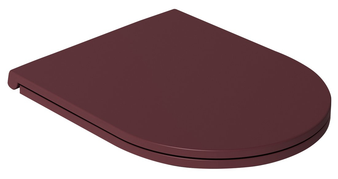 INFINITY WC sedátko SLIM, Soft Close, Easy Take, matná maroon Red