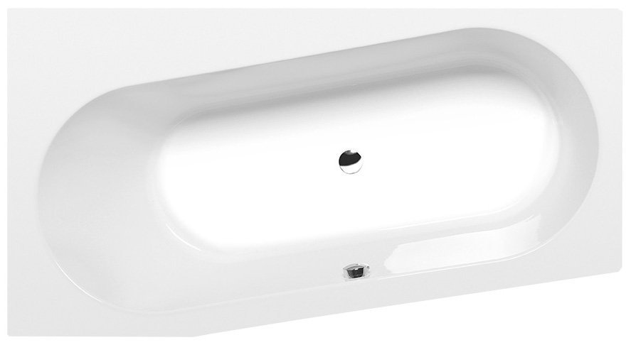 ASTRA WL asymetrická vaňa 165x90x48cm, biela