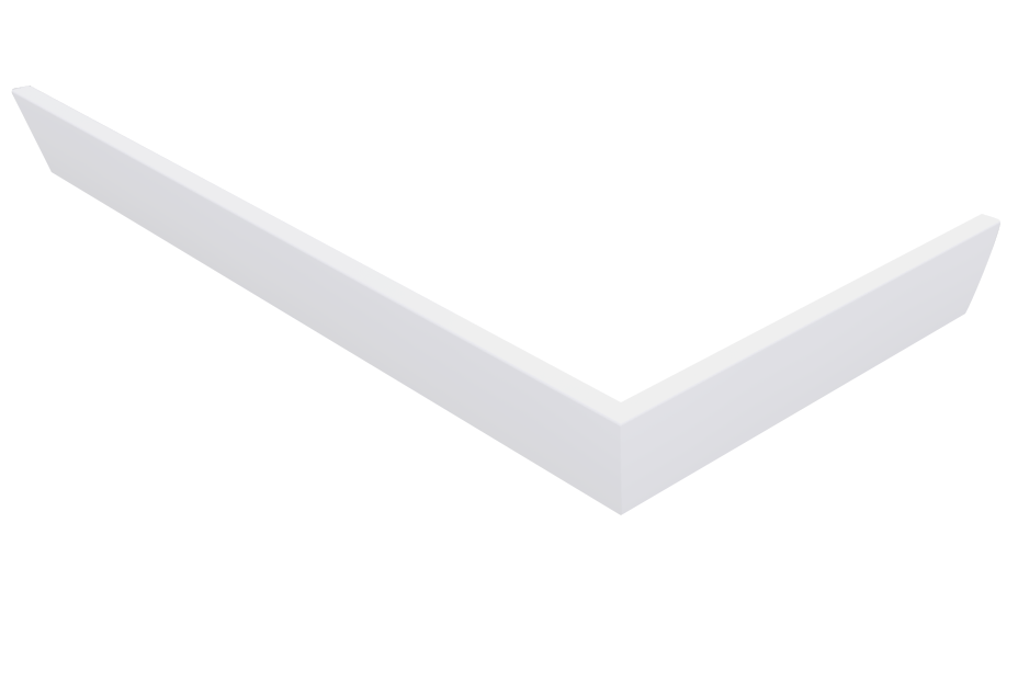 KARIA 120x80 panel rohový, výška 11cm, ľavý