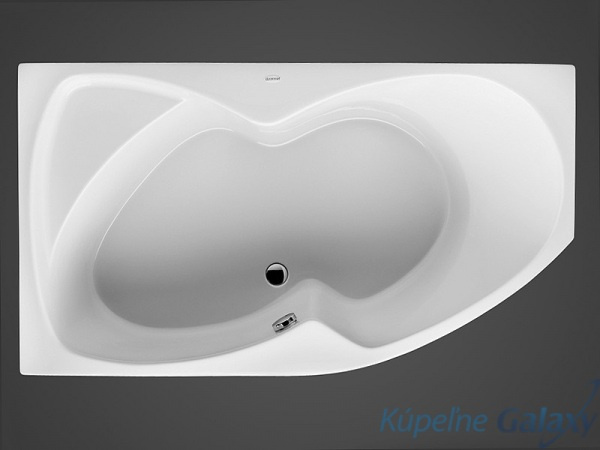 FONTANA vaňa, 150x90, ľavá, asymetrická