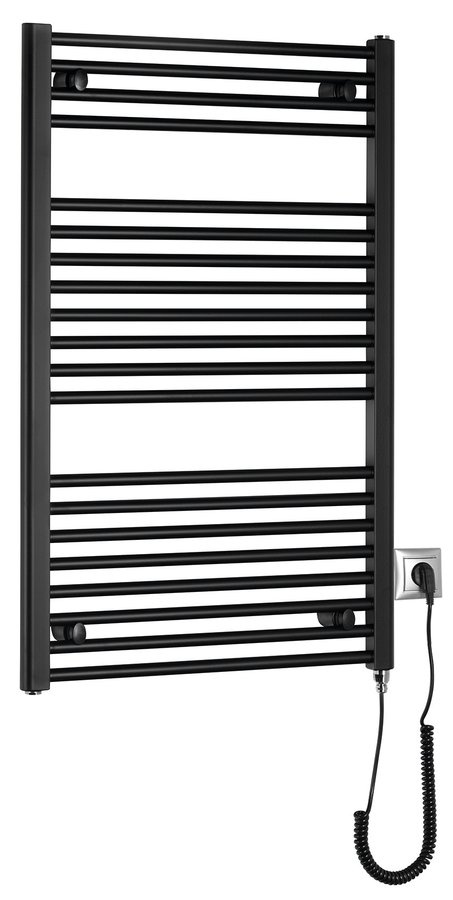 DIRECT-E elektrické vykurovacie teleso, rovné, 600x960 mm, 400 W, čierna